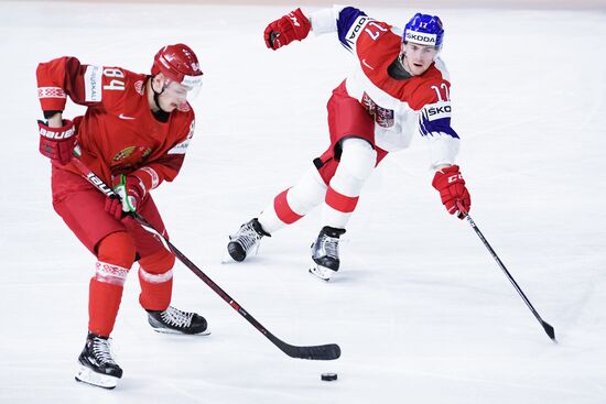 Ice hockey. 2018 IIHF World Championship. Belarus vs. Czech Republic