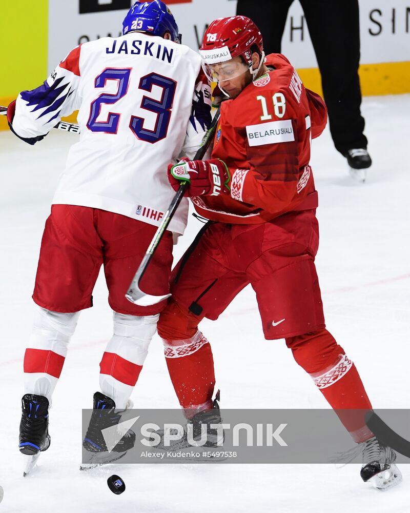 Ice hockey. 2018 IIHF World Championship. Belarus vs. Czech Republic