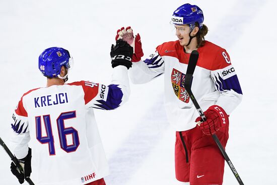 Ice hockey. 2018 IIHF World Championship. Belarus vs. Czech Republic