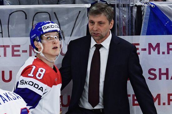 Ice hockey. 2018 IIHF World Championship. Belarus vs. Czech Republic
