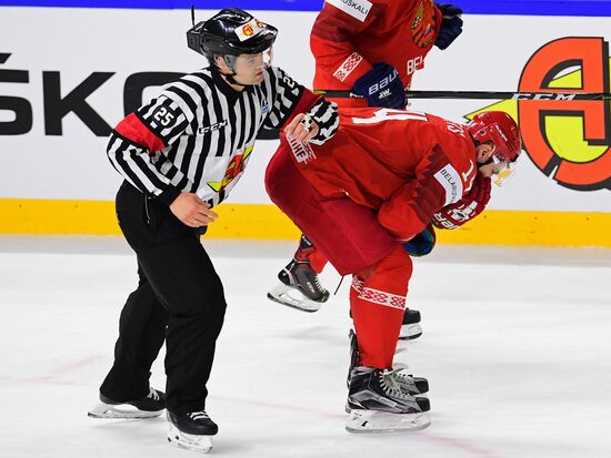 Ice hockey. 2018 IIHF World Championship. Belarus vs. Czech Republic