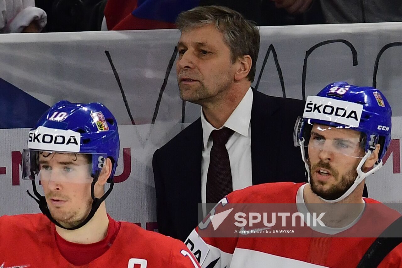Ice hockey. 2018 IIHF World Championship. Belarus vs. Czech Republic
