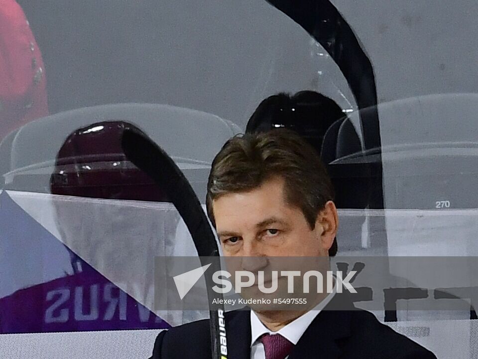 Ice hockey. 2018 IIHF World Championship. Belarus vs. Czech Republic