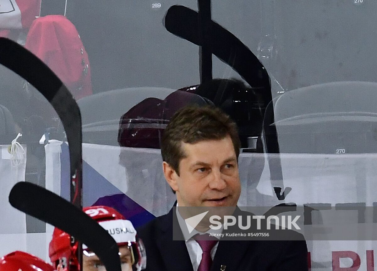 Ice hockey. 2018 IIHF World Championship. Belarus vs. Czech Republic