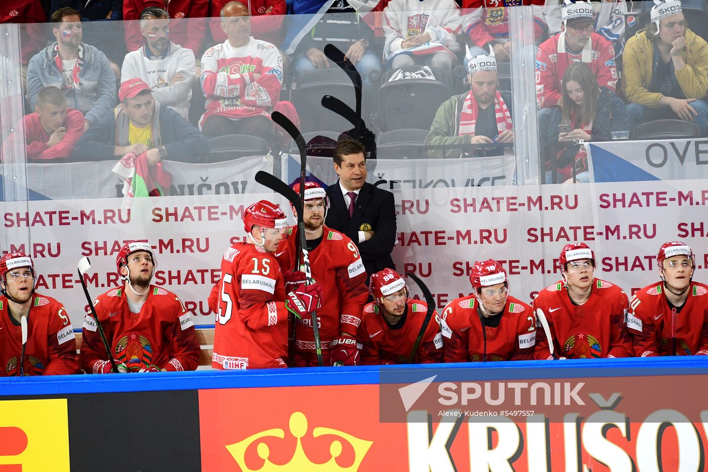 Ice hockey. 2018 IIHF World Championship. Belarus vs. Czech Republic