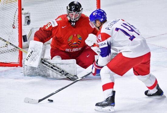 Ice hockey. 2018 IIHF World Championship. Belarus vs. Czech Republic