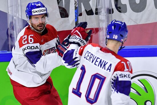 Ice hockey. 2018 IIHF World Championship. Belarus vs. Czech Republic