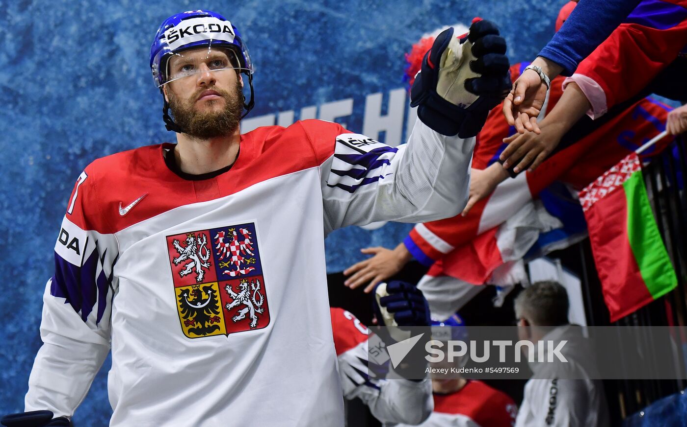 Ice hockey. 2018 IIHF World Championship. Belarus vs. Czech Republic