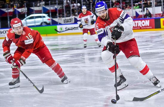 Ice hockey. 2018 IIHF World Championship. Belarus vs. Czech Republic