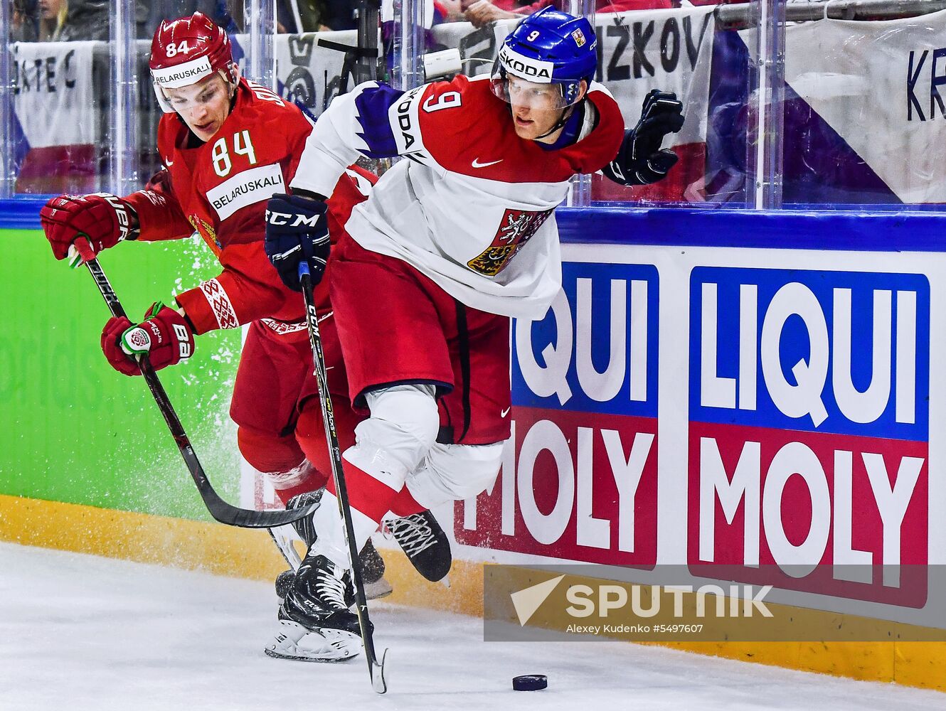 Ice hockey. 2018 IIHF World Championship. Belarus vs. Czech Republic