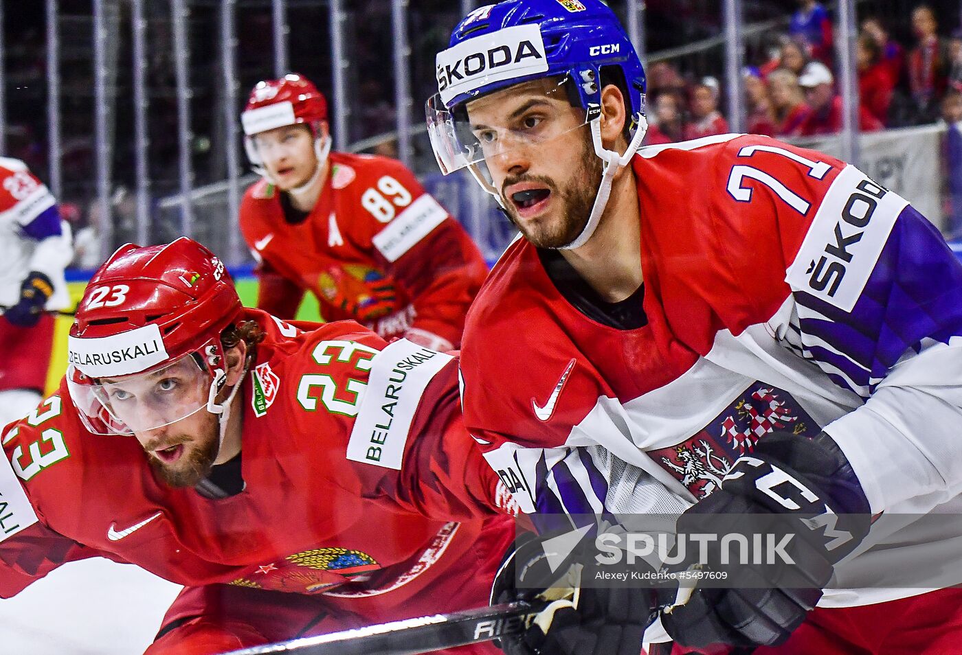 Ice hockey. 2018 IIHF World Championship. Belarus vs. Czech Republic