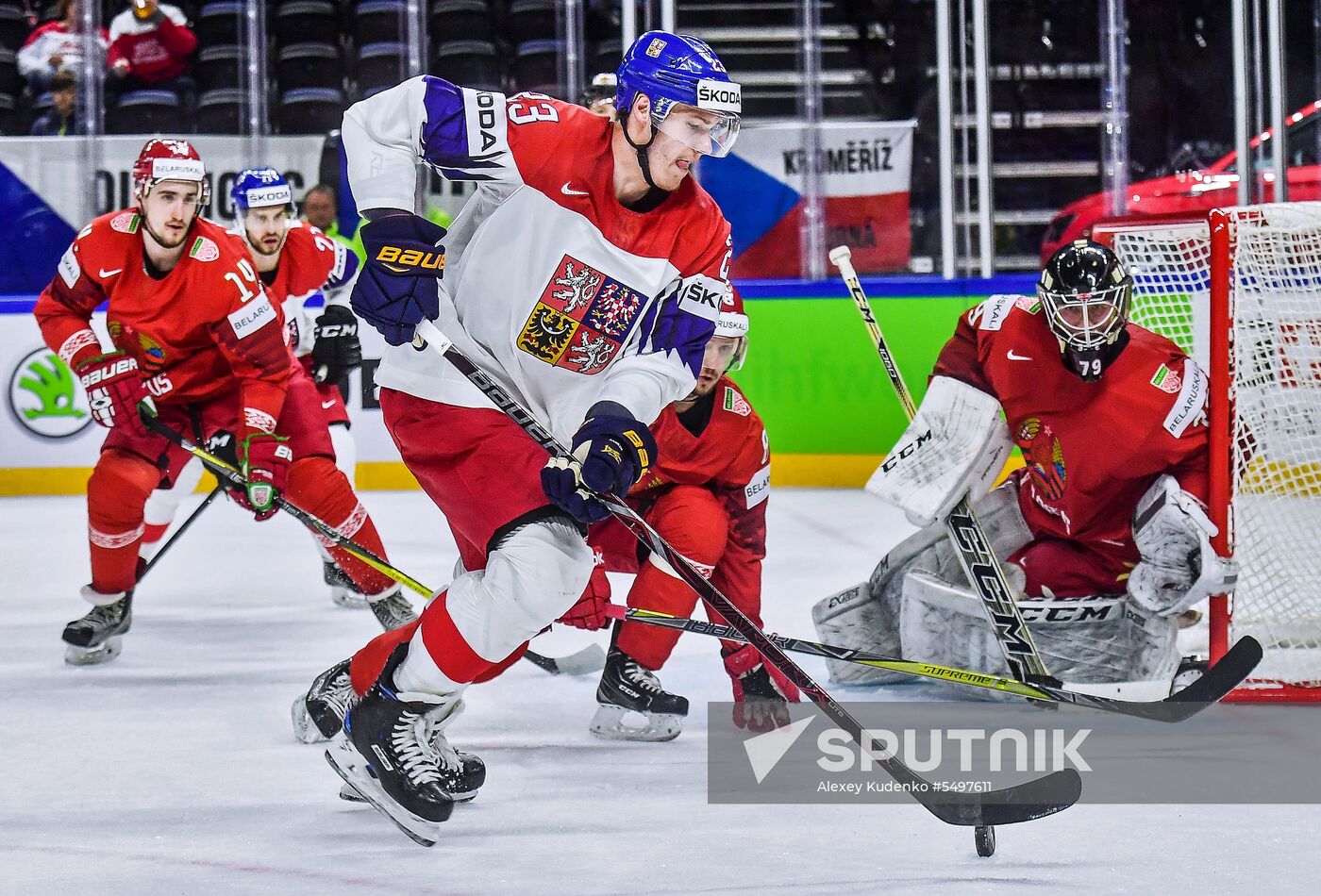 Ice hockey. 2018 IIHF World Championship. Belarus vs. Czech Republic