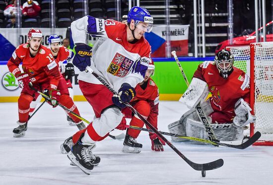 Ice hockey. 2018 IIHF World Championship. Belarus vs. Czech Republic