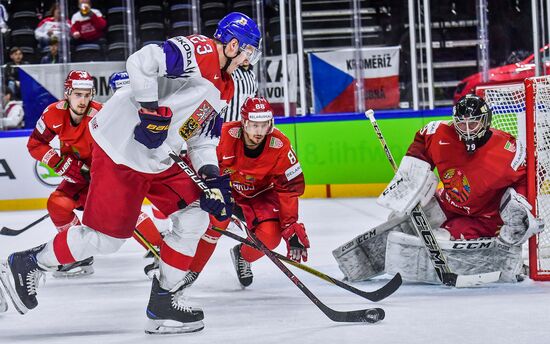 Ice hockey. 2018 IIHF World Championship. Belarus vs. Czech Republic