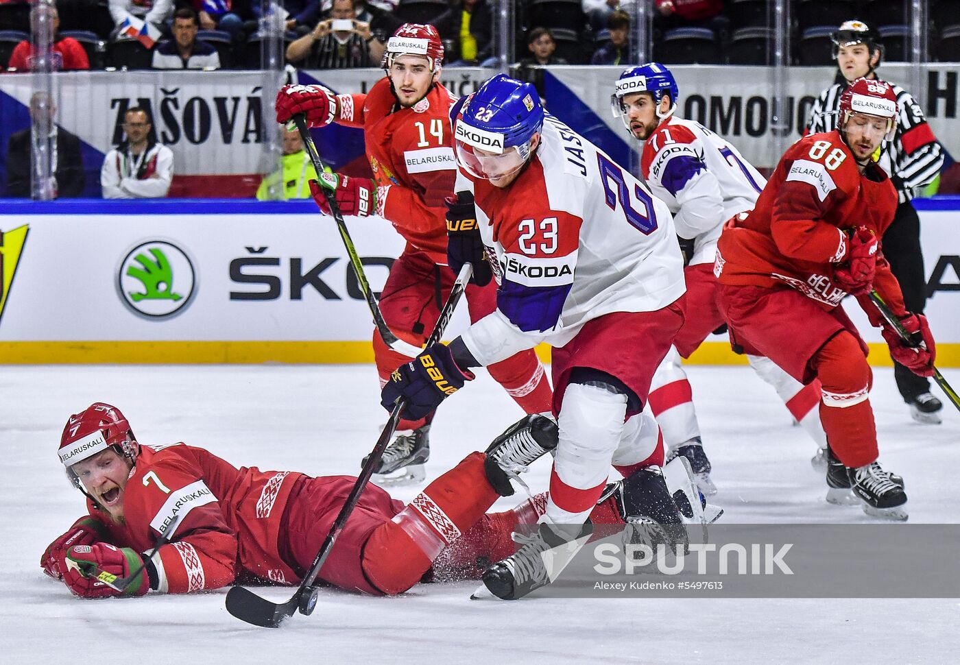 Ice hockey. 2018 IIHF World Championship. Belarus vs. Czech Republic