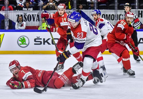 Ice hockey. 2018 IIHF World Championship. Belarus vs. Czech Republic