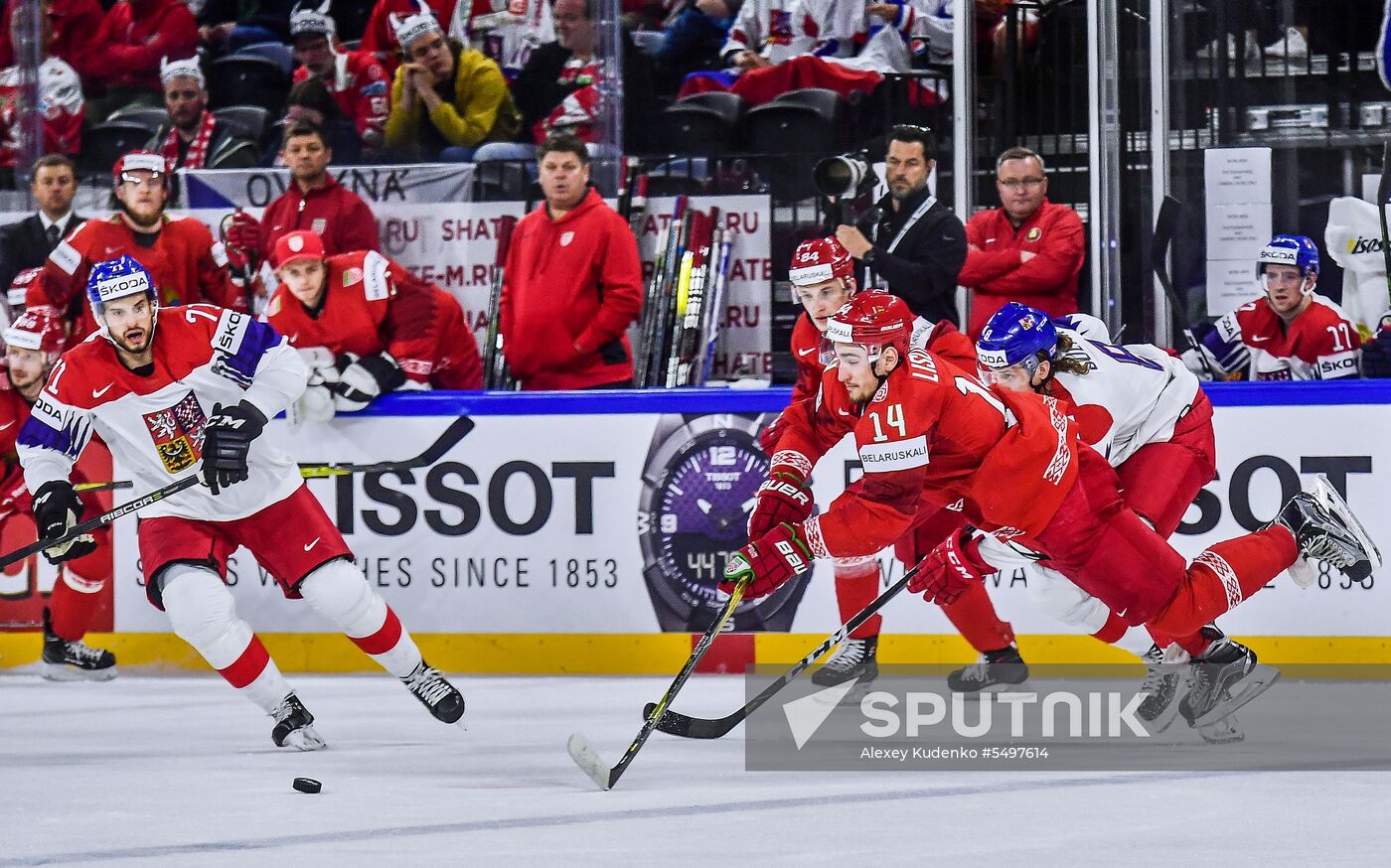 Ice hockey. 2018 IIHF World Championship. Belarus vs. Czech Republic