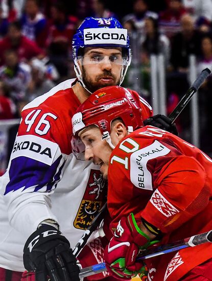 Ice hockey. 2018 IIHF World Championship. Belarus vs. Czech Republic