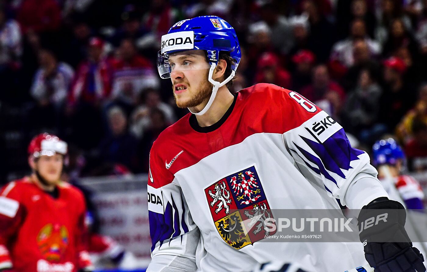 Ice hockey. 2018 IIHF World Championship. Belarus vs. Czech Republic