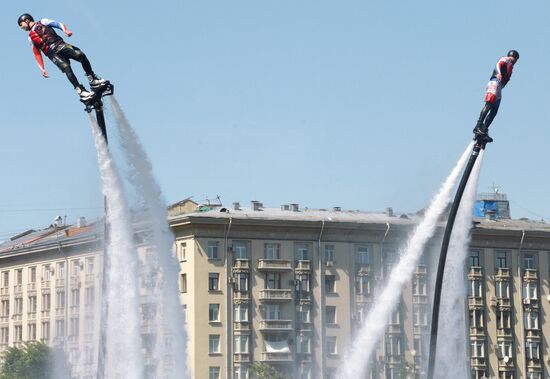 Parade marks Moskva River navigation season opening