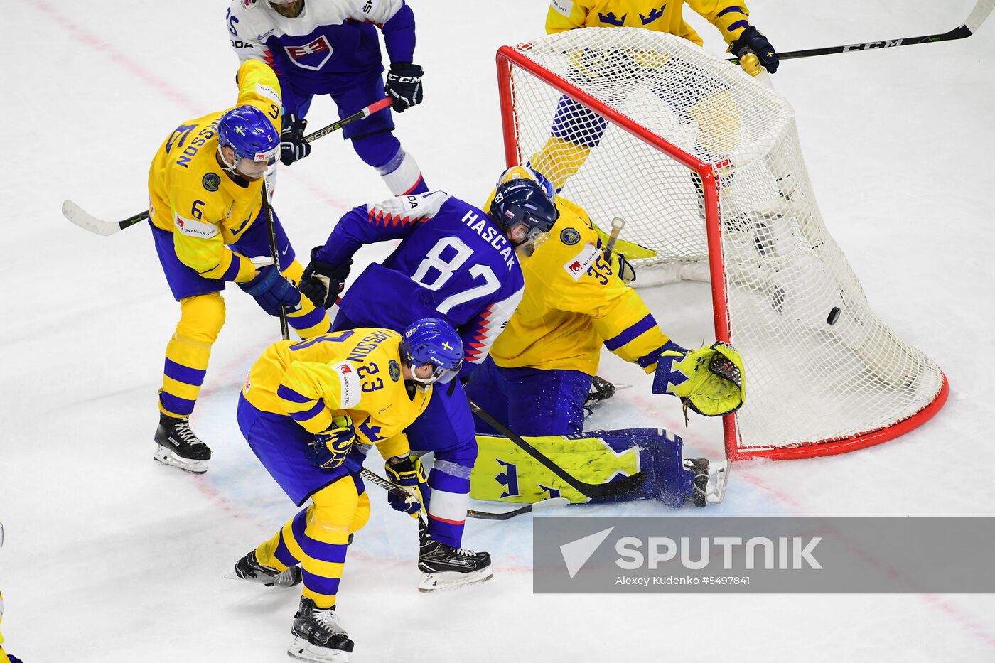 Ice Hockey World Championship. Slovakia vs. Sweden