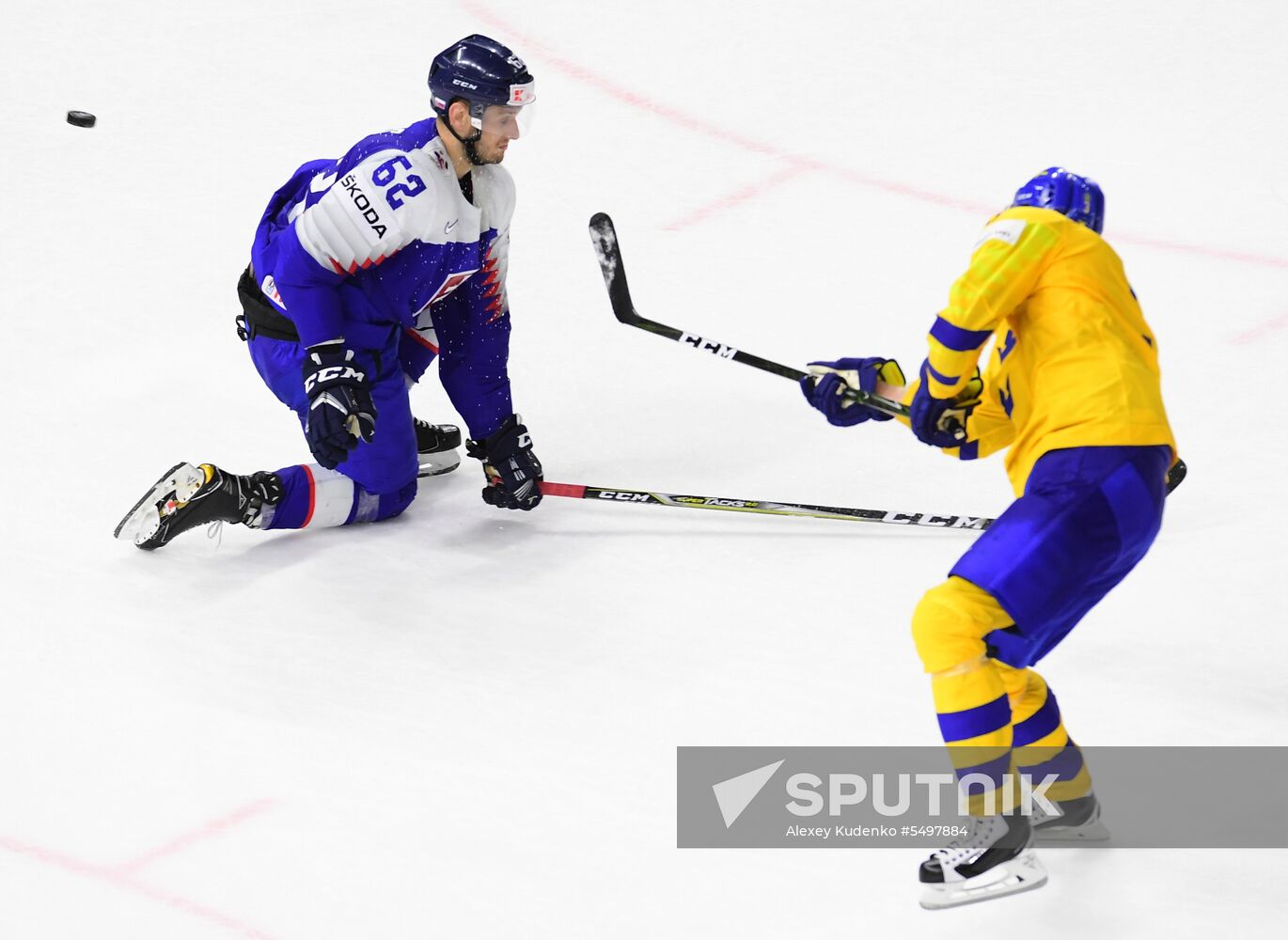 Ice Hockey World Championship. Slovakia vs. Sweden