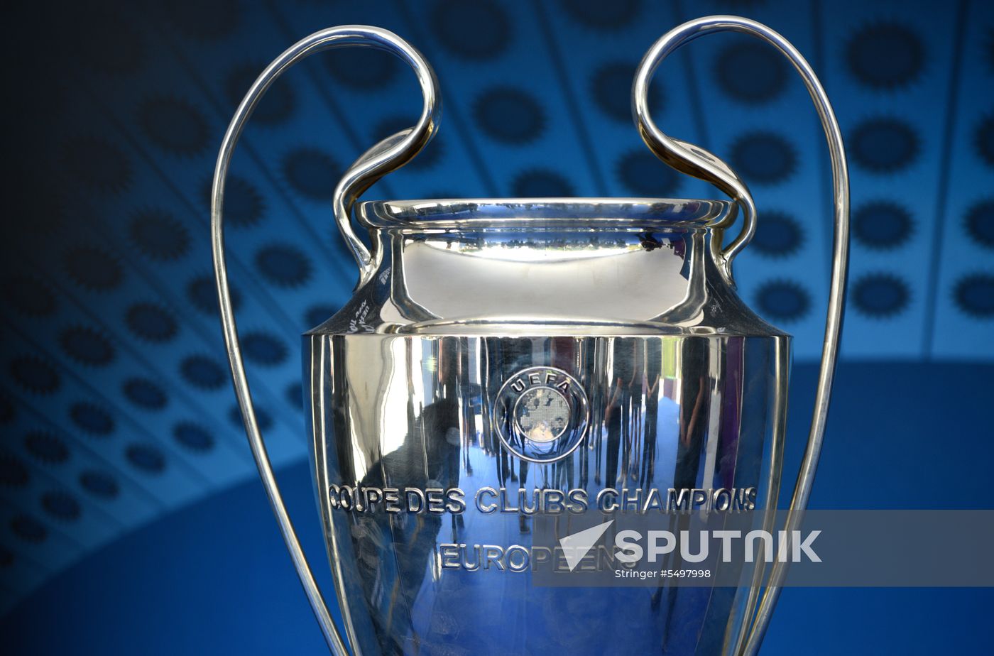 Champions League Trophy presentation in Kiev