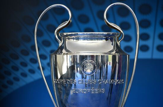 Champions League Trophy presentation in Kiev