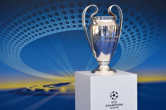 Champions League Trophy presentation in Kiev