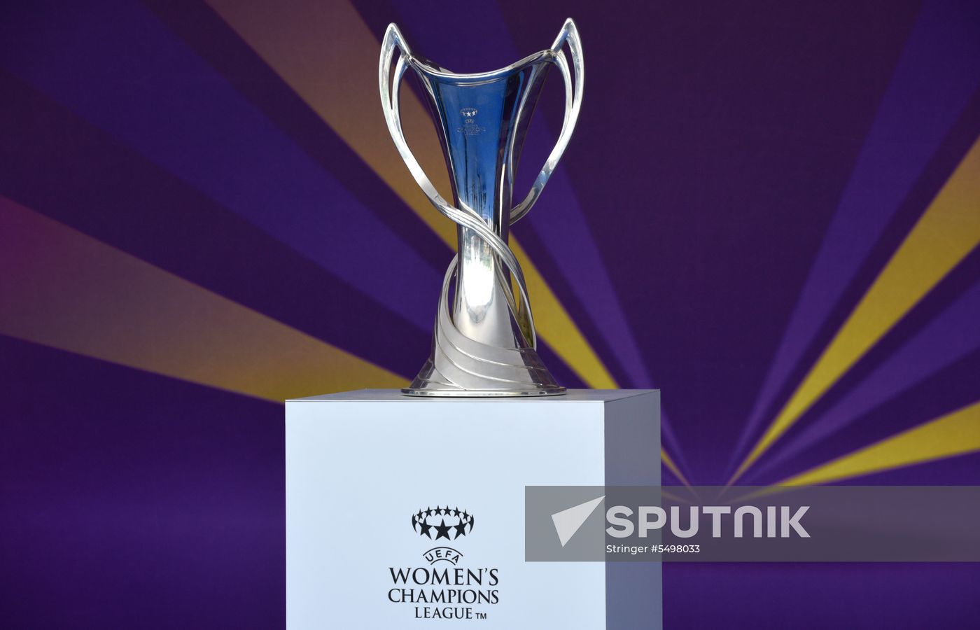 Champions League Trophy presentation in Kiev