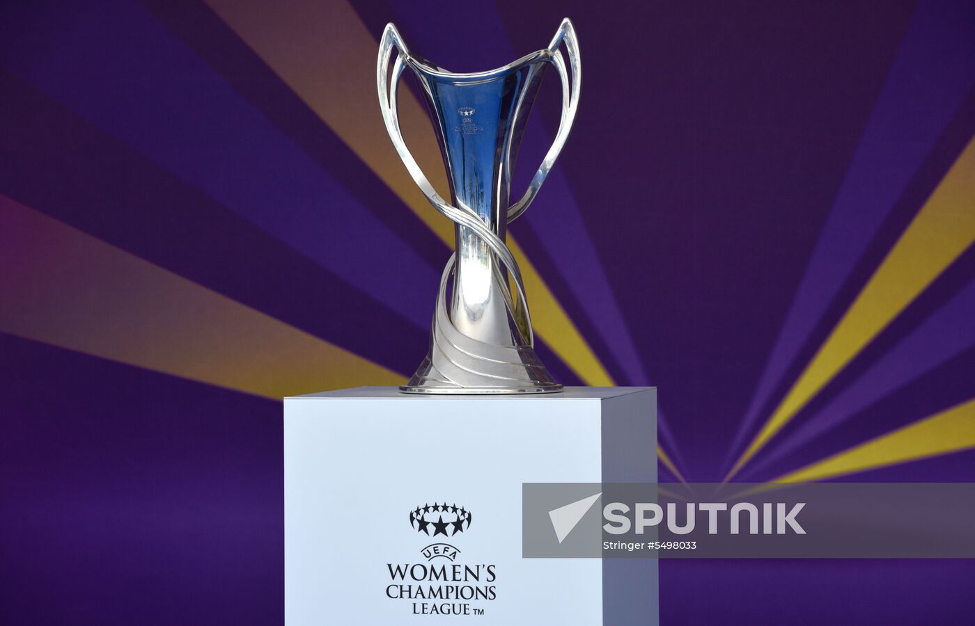 Champions League Trophy presentation in Kiev