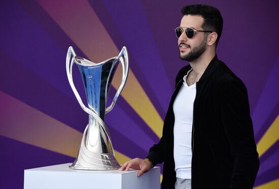 Champions League Trophy presentation in Kiev