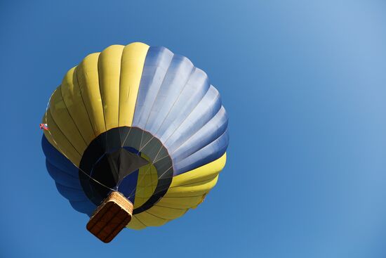 Hot air balloon festival in Krasnodar Territory
