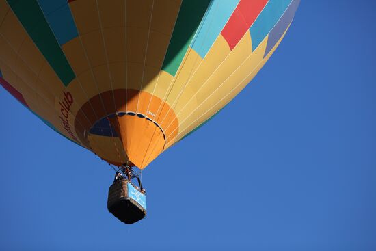 Hot air balloon festival in Krasnodar Territory