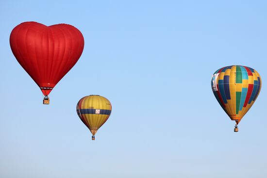 Hot air balloon festival in Krasnodar Territory