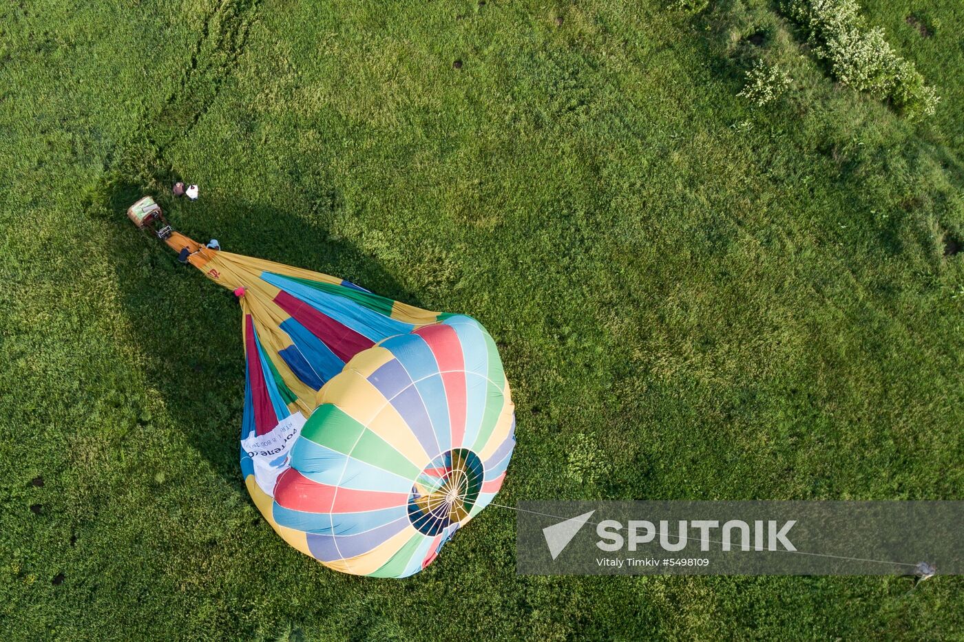 Hot air balloon festival in Krasnodar Territory