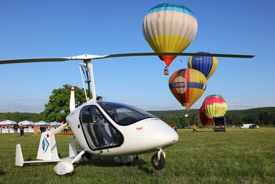 Hot air balloon festival in Krasnodar Territory