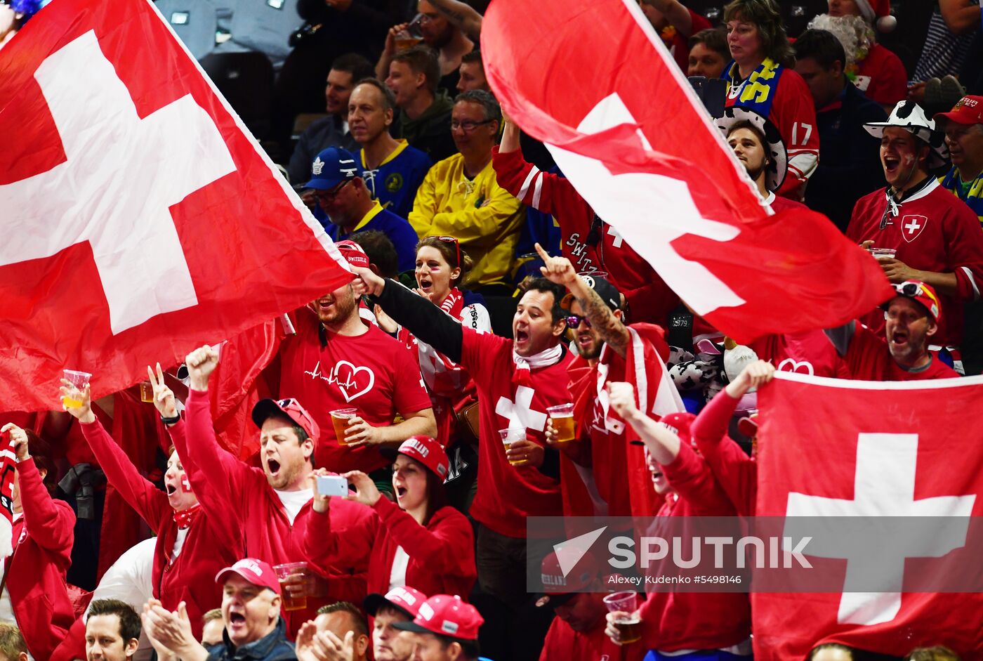 Ice Hockey World Championship. Russia vs. Switzerland