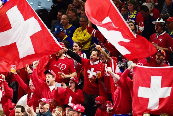 Ice Hockey World Championship. Russia vs. Switzerland
