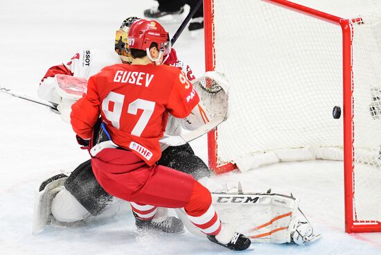 Ice Hockey World Championship. Russia vs. Switzerland