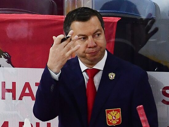 Ice Hockey World Championship. Russia vs. Switzerland