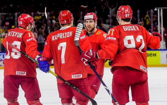 Ice Hockey World Championship. Russia vs. Switzerland