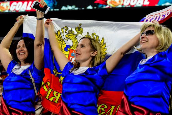 Ice Hockey World Championship. Russia vs. Switzerland