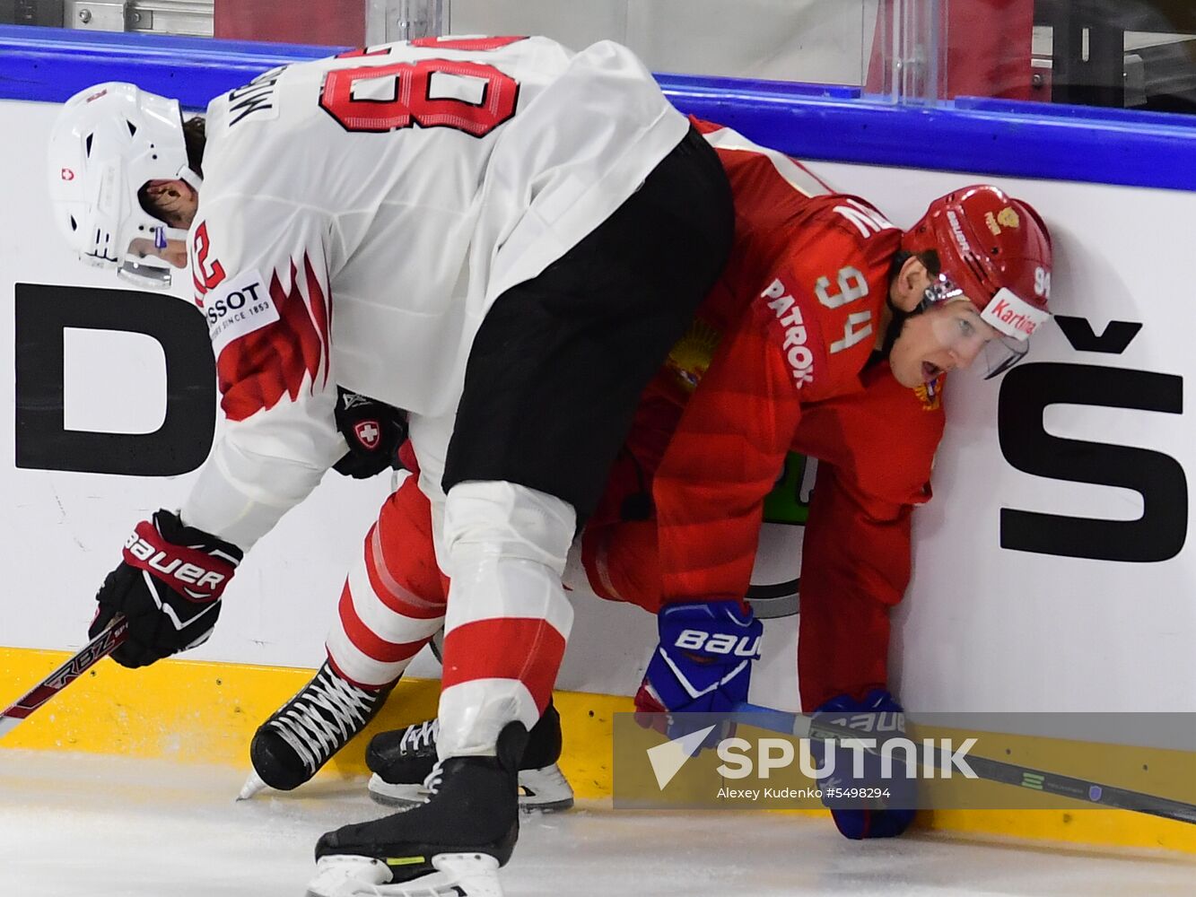 Ice Hockey World Championship. Russia vs. Switzerland