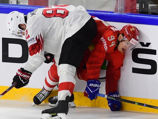 Ice Hockey World Championship. Russia vs. Switzerland
