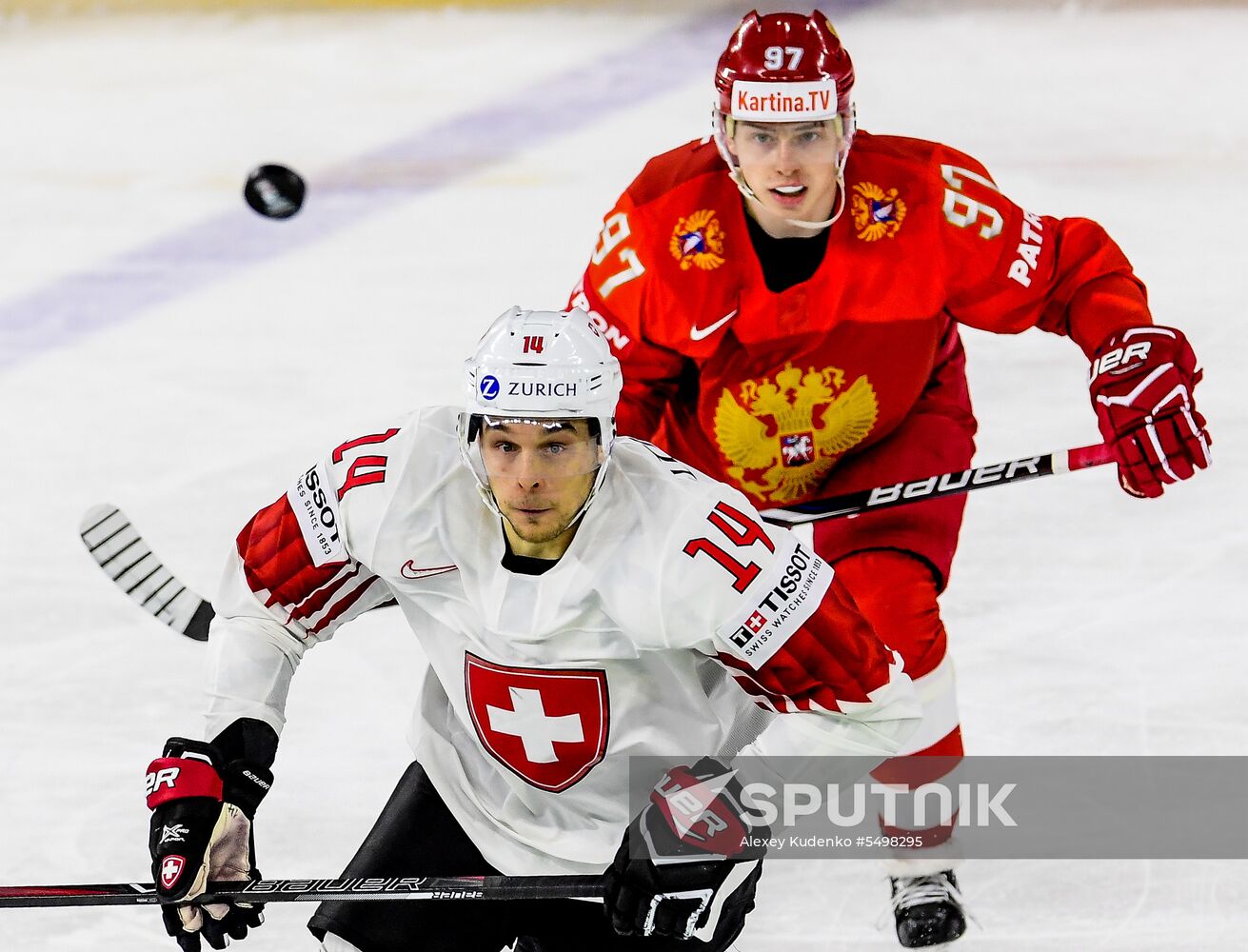 Ice Hockey World Championship. Russia vs. Switzerland
