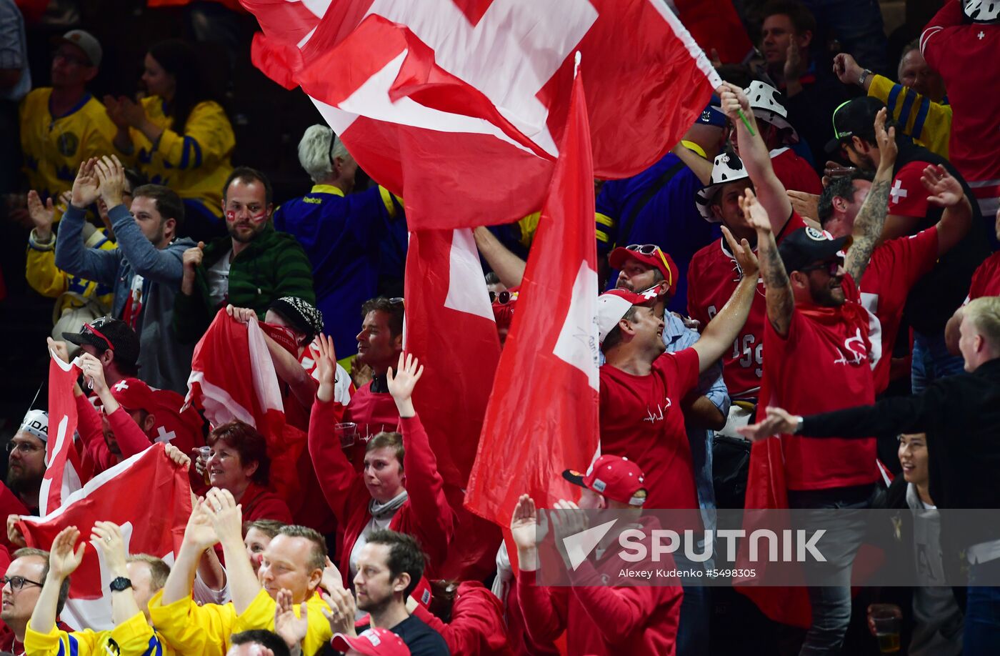 Ice Hockey World Championship. Russia vs. Switzerland