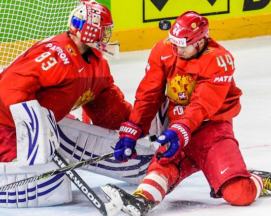 Ice Hockey World Championship. Russia vs. Switzerland