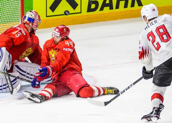 Ice Hockey World Championship. Russia vs. Switzerland
