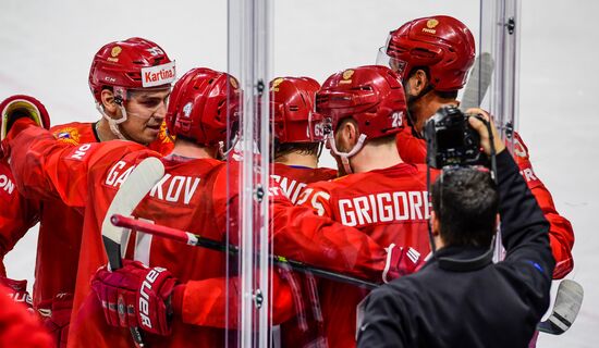 Ice Hockey World Championship. Russia vs. Switzerland